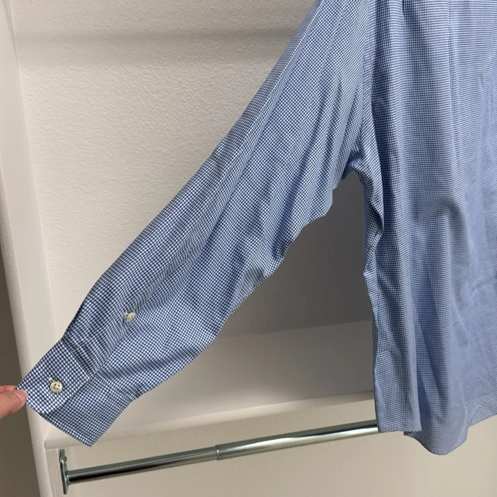 Polo by Ralph Lauren Lowell Sport XL Long Sleeve Button Down‎ Blue Check Shirt